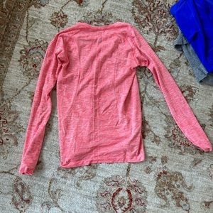 Size 8 pink lululemon longsleeve